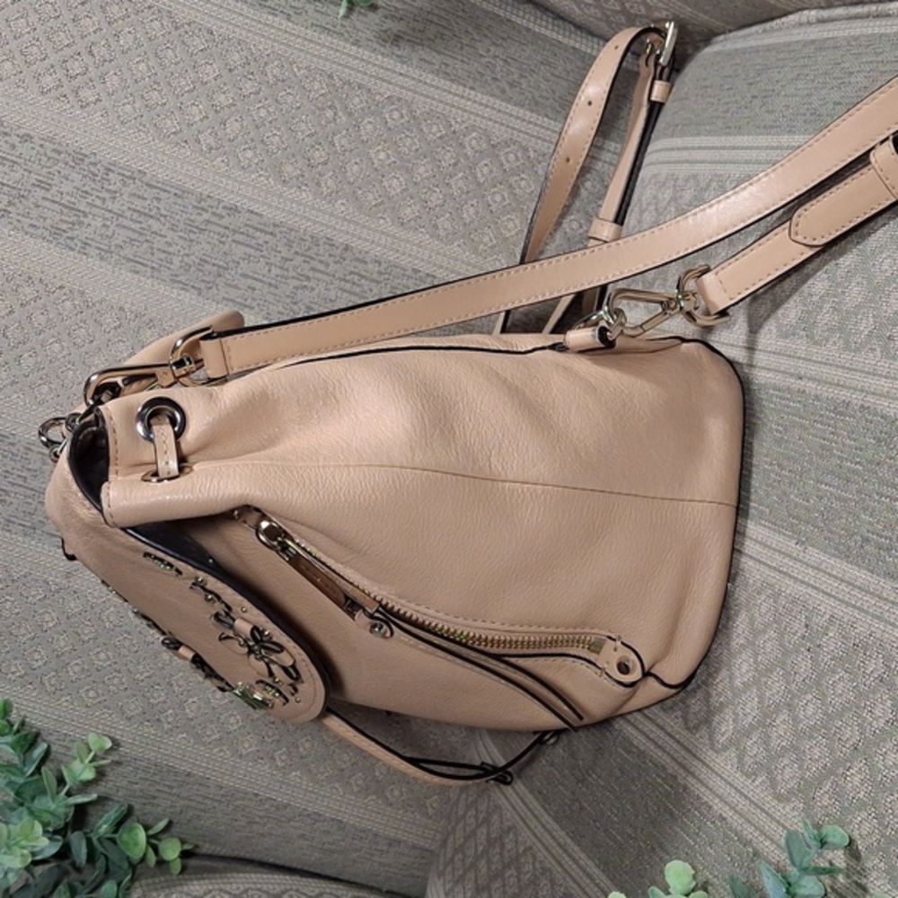Michael Kors Evie Flower Garden Small Backpack Floral Embellisments - Picture 6 of 16